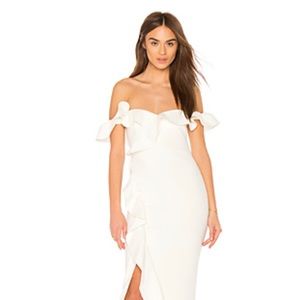 Revolve MILLER BRIDESMAIDS DRESS IN WHITE